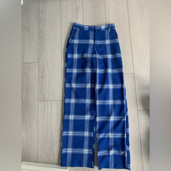 urban outfitters straight leg plaid pants size womens XS - Picture 1 of 2